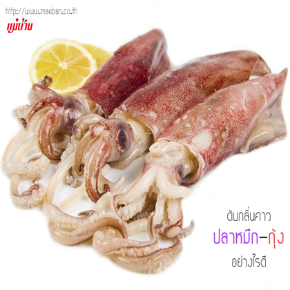 วิธีล้างปลาหมึกและกุ้งไม่ให้คาว สำนักพิมพ์แม่บ้าน