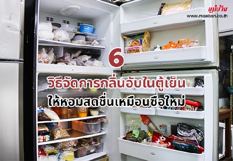 6 วิธีจัดการกลิ่นอับในตู้เย็น ให้หอมสดชื่นเหมือนซื้อใหม่ สำนักพิมพ์แม่บ้าน