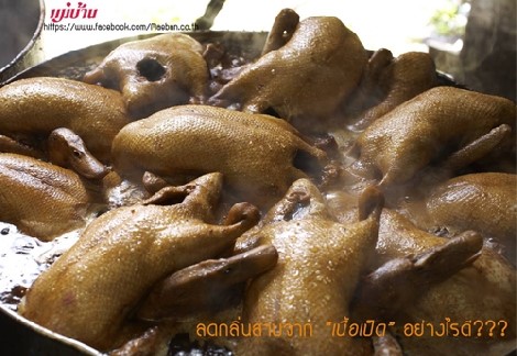 ลดกลิ่นสาบ จากเนื้อเป็ดอย่างไรดี สำนักพิมพ์แม่บ้าน