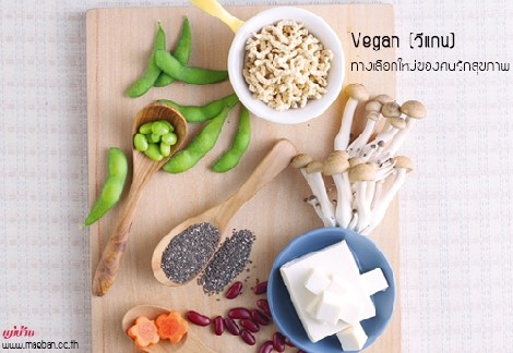 “Vegan” (วีแกน) ทางเลือกใหม่ของคนรักสุขภาพ สำนักพิมพ์แม่บ้าน