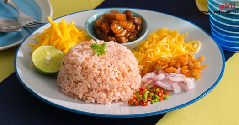 ข้าวคลุกเต้าหู้ยี้ สูตรอาหาร วิธีทำ แม่บ้าน