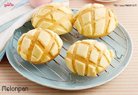 Melonpan สูตรอาหาร วิธีทำ แม่บ้าน