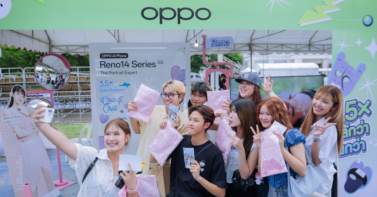 ออปโป้ปลุกพลังคนรุ่นใหม่! ร่วมกับ T-POP Campus Tour 2025  ยกทัพคอนเสิร์ตสุดยิ่งใหญ่ สร้างสรรค์โมเมนต์สุดพิเศษที่มหาวิทยาลัยศิลปากร