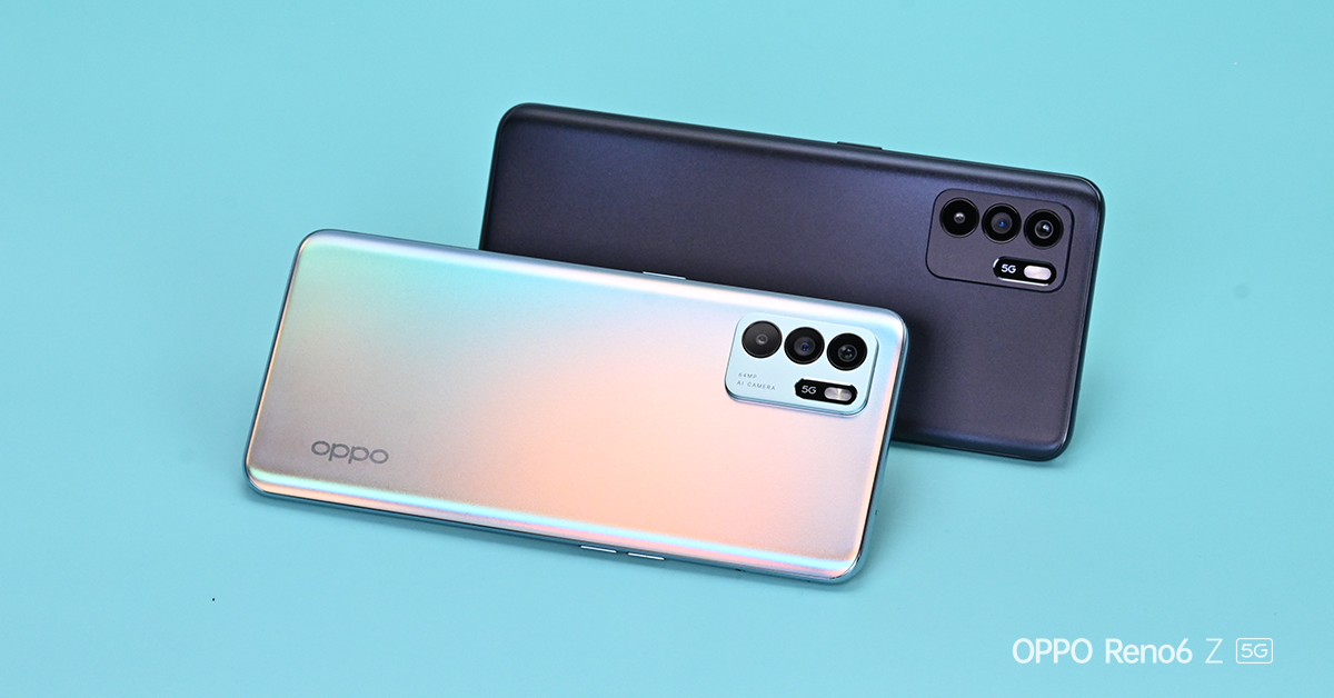 ออปโป้ เปิดตัว “OPPO Reno6 Z 5G” มอบสุดยอดประสบการณ์การถ่ายภาพและวิดีโอพอร์ตเทรตที่สวยที่สุดในทุกอารมณ์ การันตีโดยคอนเทนต์ครีเอเตอร์ชั้นนำของเมืองไทย “ซี-ฉัตรปวีณ์” และ “เจ-ธชปาณ” จาก Here's Jae
