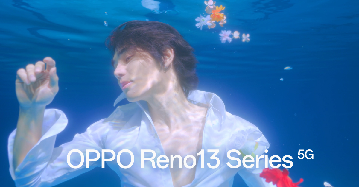 OPPO Reno13 Series 5G จัดเต็มครั้งแรกกับแฟชั่นเซ็ตใต้น้ำจาก ‘เจฟ ซาเตอร์’  โชว์มนตร์เสน่ห์แห่งโลกใต้น้ำ