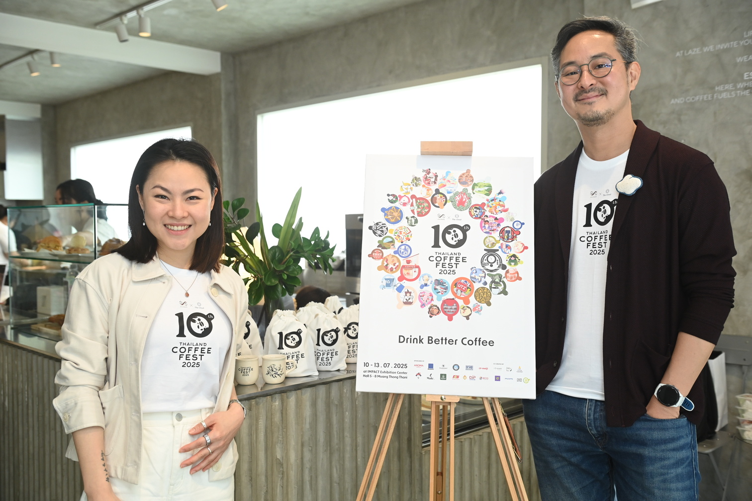 Thailand Coffee Fest 2025: Drink Better Coffee 10 ปีที่กาแฟไทยพิสูจน์ว่าเปลี่ยนโลกได้…  ก้าวต่อไปสู่ทศวรรษแห่งกาแฟที่ดีขึ้นเพื่อสังคม เศรษฐกิจ และสิ่งแวดล้อม