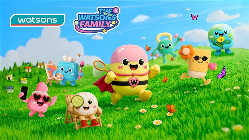 วัตสัน เปิดตัว IP คาแรกเตอร์สุดพิเศษ "The Watsons Family" ครอบคลุมทั่วเอเชีย  มุ่งเสริมความผูกพันกับลูกค้าและสร้างความไว้วางใจในแบรนด์