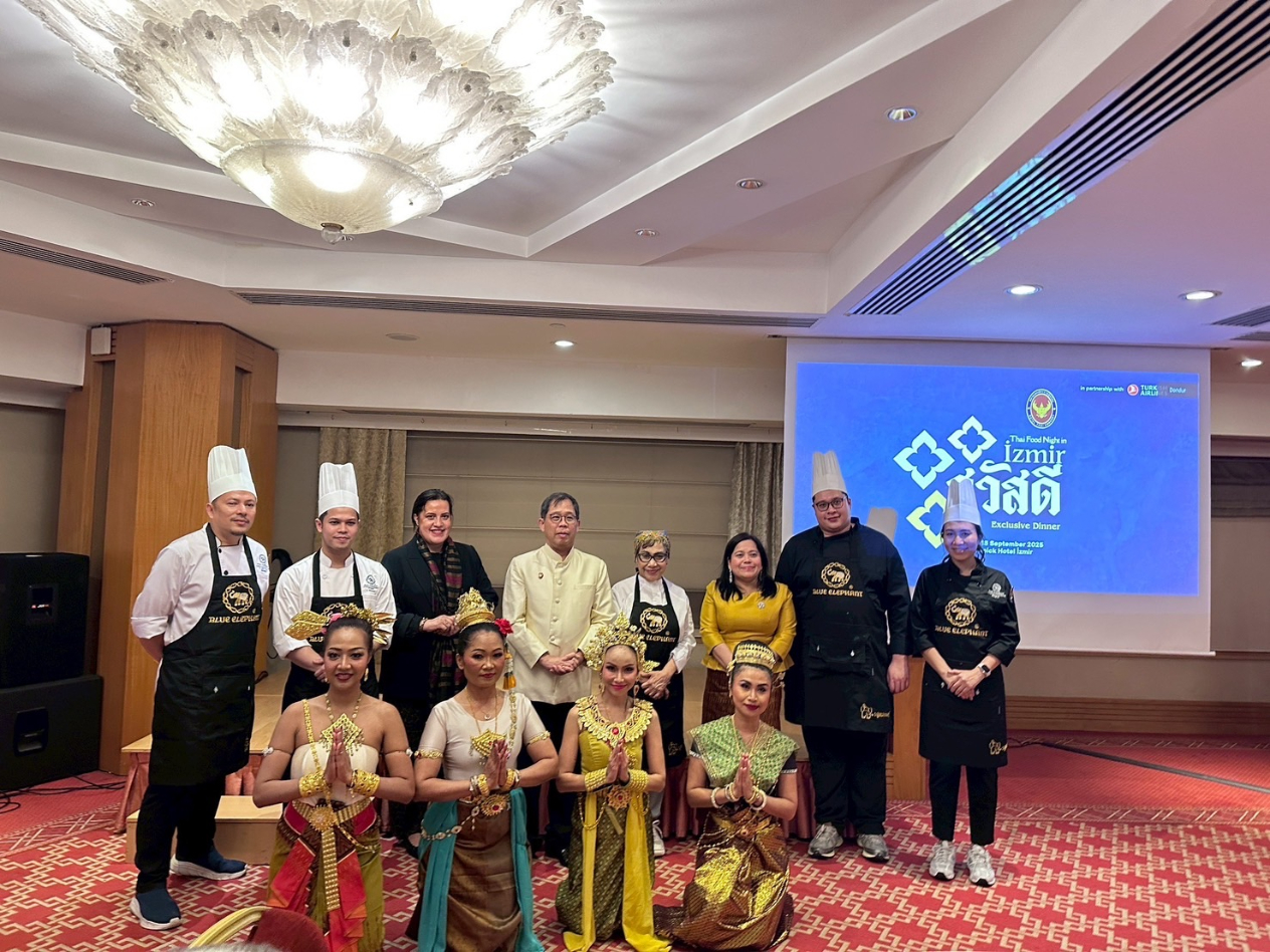 บลู เอเลเฟ่นท์ นำอาหารไทยสู่เวทีโลก กับดินเนอร์หรู ณ เมืองอิซเมียร์ ประเทศตุรกี