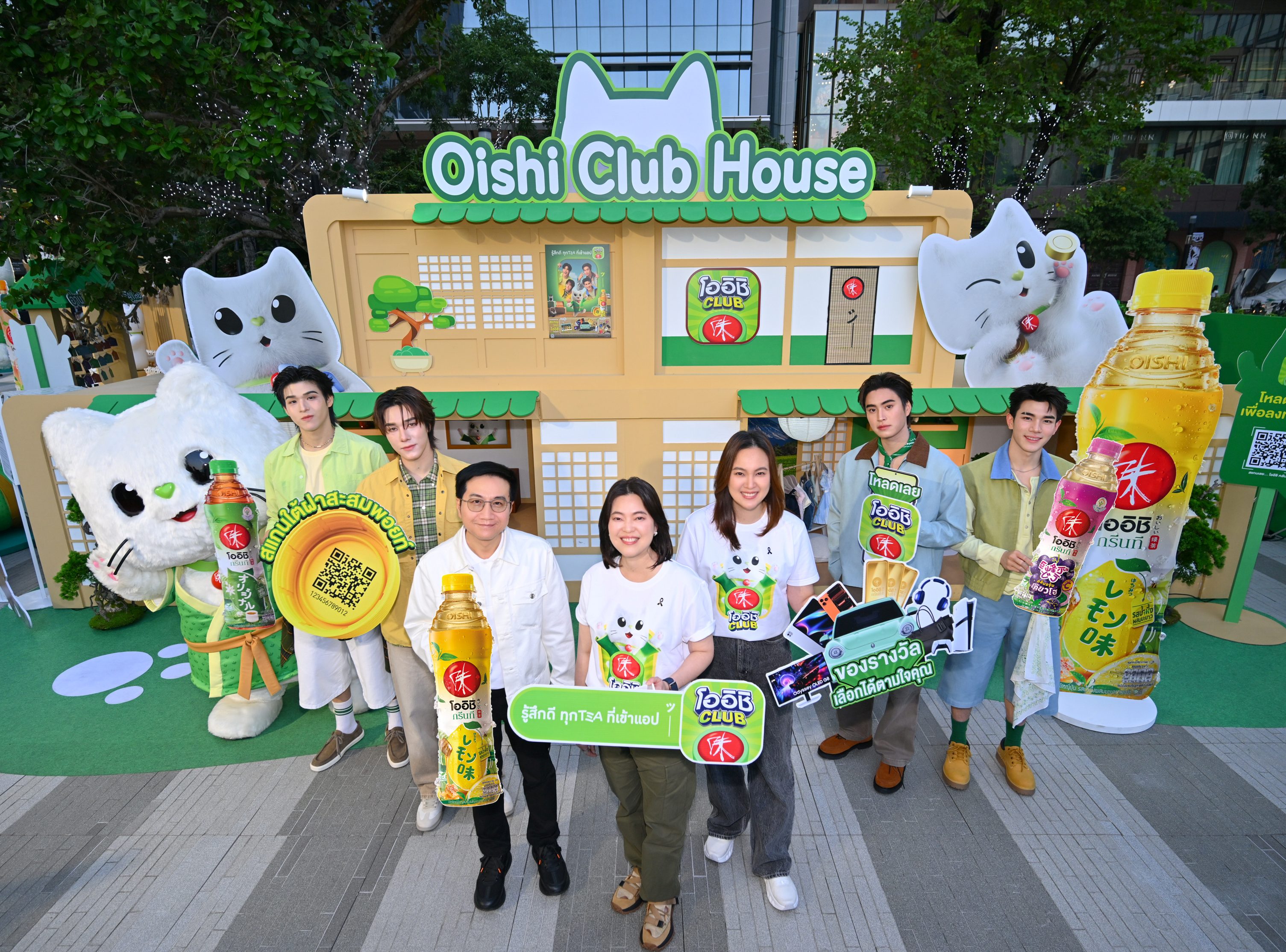 “โออิชิ กรีนที” เดินหน้ากลยุทธ์ Digital Marketing ยกระดับประสบการณ์ผู้บริโภค  เปิดแคมเปญ ‘รู้สึกดีทุก TEA ที่เข้าแอปโออิชิคลับ’ ชวนดื่ม–สแกน–สะสมแต้ม  พร้อมเปิดตัวแมว “โออิชิเนโกะ” ตัวแทนความรู้สึกดี นำทีมสร้าง Loyalty