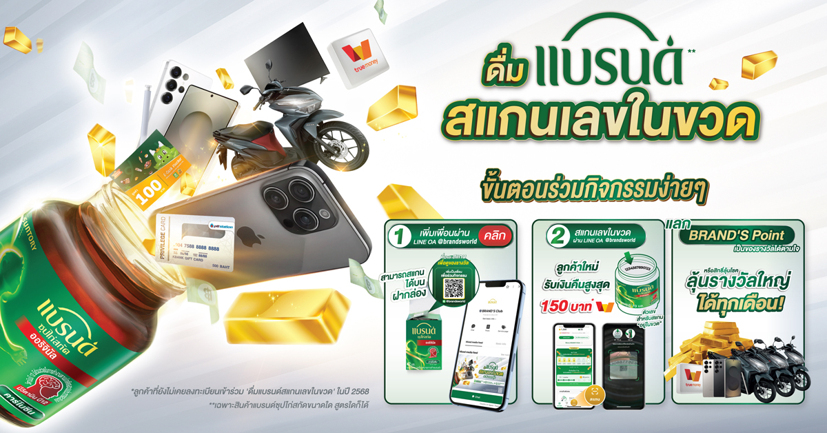 “แบรนด์ซันโทรี่” เปิดตัวแคมเปญ “#ให้แบรนด์แทนใจเลือกด้วยใจให้คนสำคัญ” ชวนส่งต่อความสุขให้คนสำคัญ ด้วยของขวัญปีใหม่แบรนด์  เพื่อแทนความใส่ใจและความตั้งใจในการเลือกของขวัญ ที่ดีต่อใจทั้งผู้ให้และผู้รับ  สำนักพิมพ์แม่บ้าน