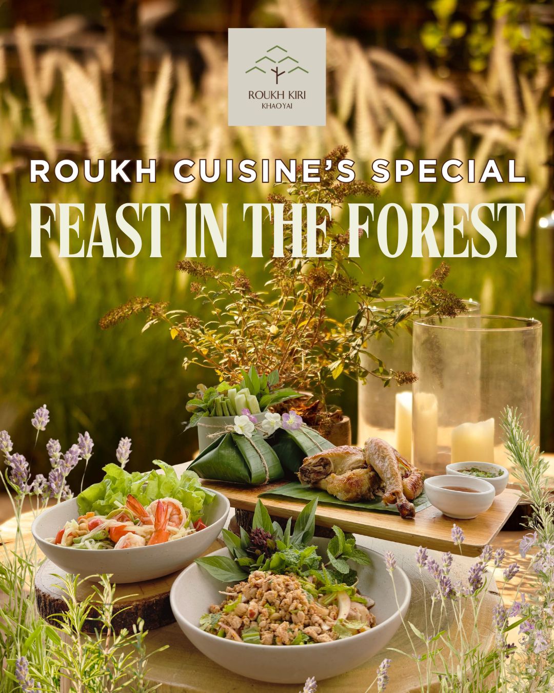 สัมผัสเสน่ห์อาหารอีสานกลางผืนป่า ณ ห้องอาหารรุกข์ คูซีน  ณ โรงแรมรุกข์ คีรี เขาใหญ่ – เดอะ เซ็นทารา คอลเลกชัน สำนักพิมพ์แม่บ้าน