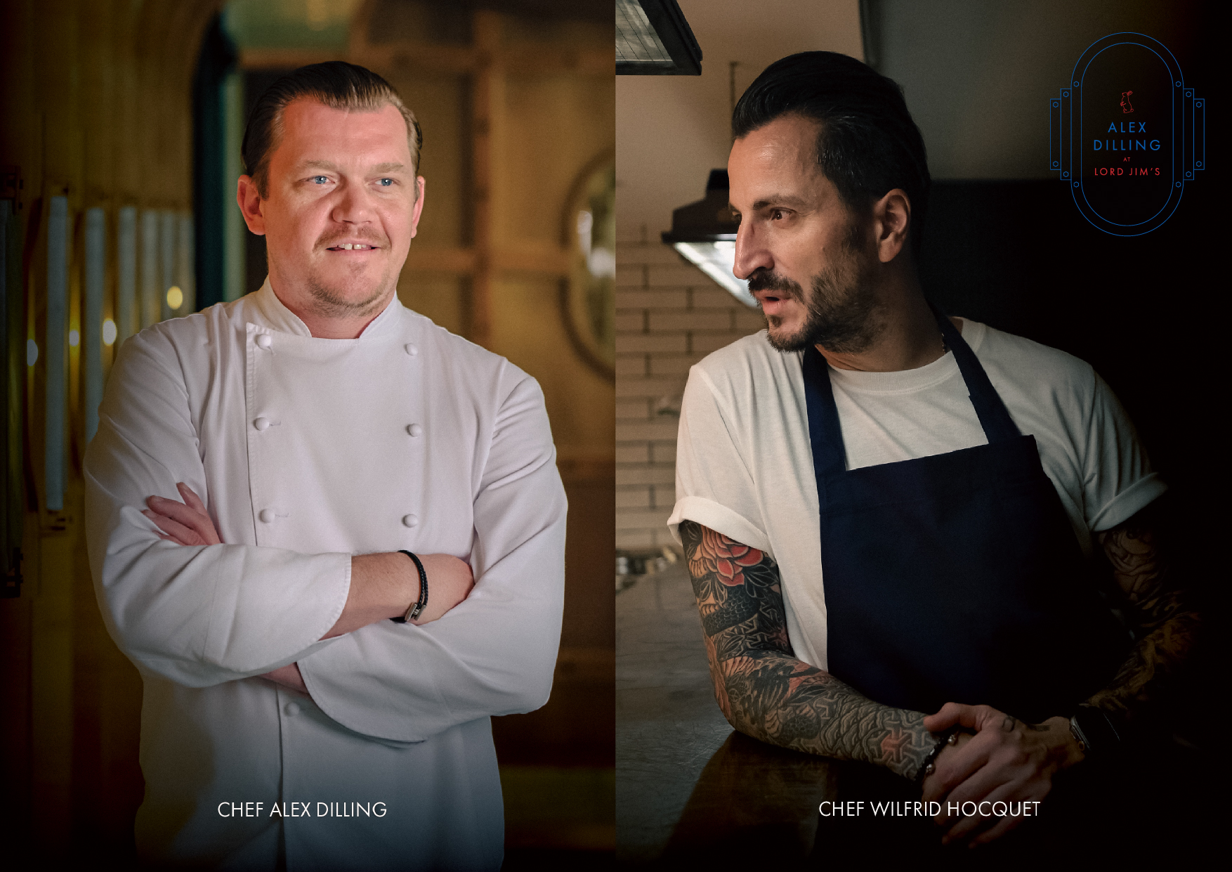 ALEX DILLING AT LORD JIM’S นำเสนอค่ำคืนดินเนอร์โฟร์แฮนด์ ร่วมกับเชฟ WILFRID HOCQUET แห่งร้าน MARGO สองเชฟผู้ครอบครองรางวัลมิชลินร่วมรังสรรค์มื้อค่ำสุดพิเศษ ณ โรงแรมแมนดาริน โอเรียนเต็ล กรุงเทพฯ