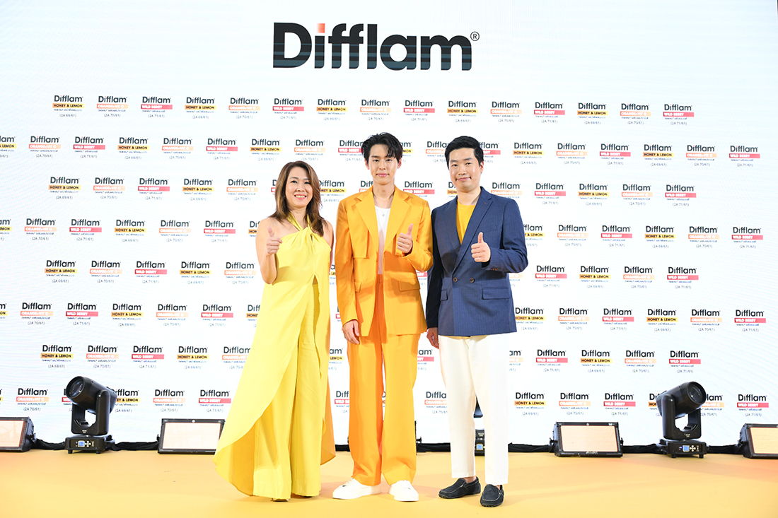 "บิวกิ้น พุฒิพงศ์" ฮอตต่อเนื่อง นั่งแท่นแบรนด์แอมบาสเดอร์ ยาอมฯ “ดิฟแฟลม” พร้อมส่งต่อเผยเคล็ดลับเสียงใส สไตล์ตัวดี ในกิจกรรม “ตัว D ของบิวกิ้น”
