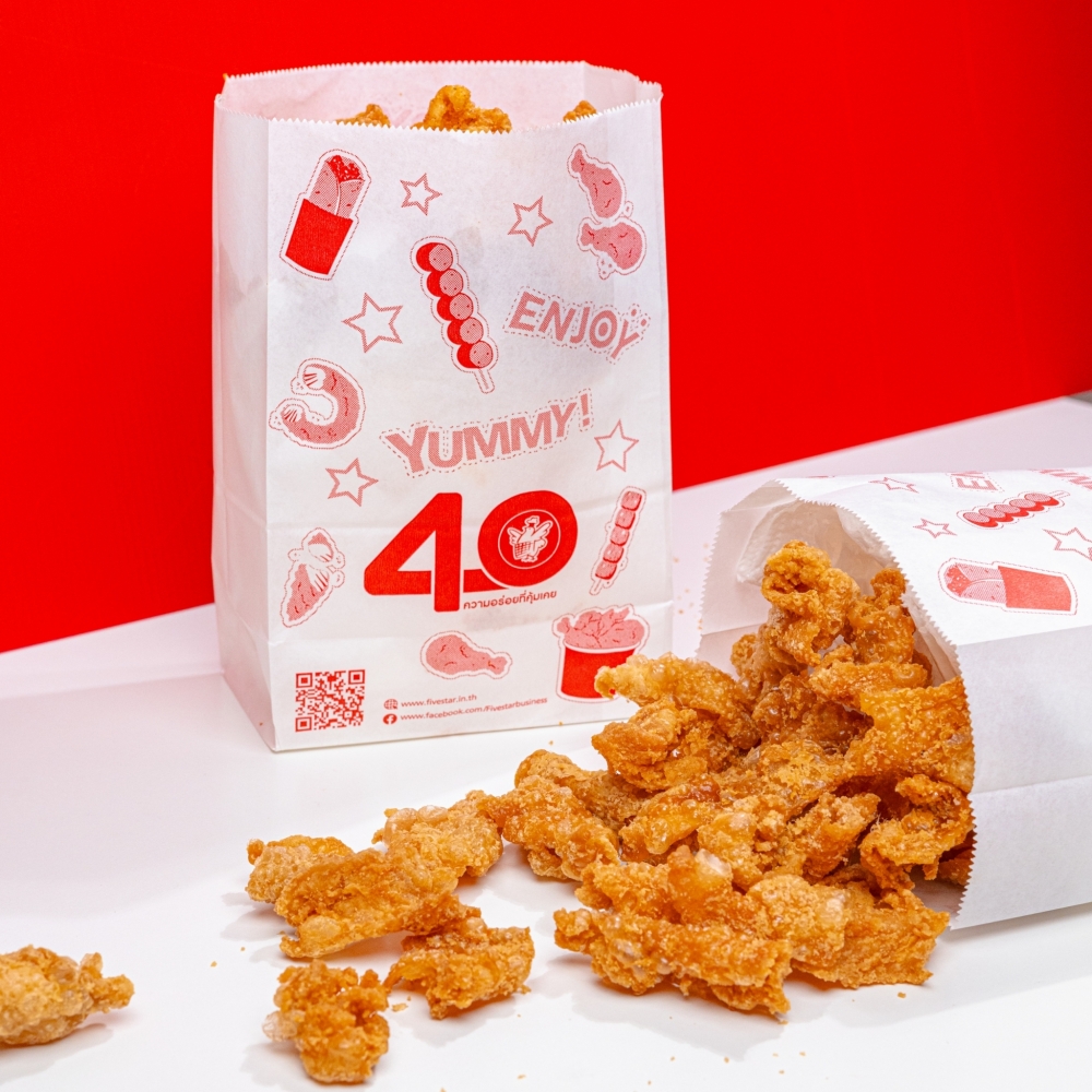 ห้าดาว เปิดตัว 'หนังไก่กร๊อบบบ' 2 รสชาติใหม่ เคี้ยวเพลิน อร่อยเกินต้าน