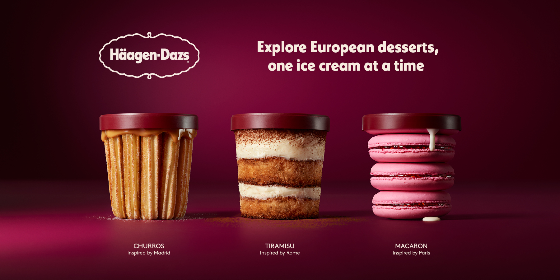 Häagen-Dazs เปิดตัว Cities Collection: #FlavourPassport สู่การผจญภัยในโลกของขนมหวานยุโรป