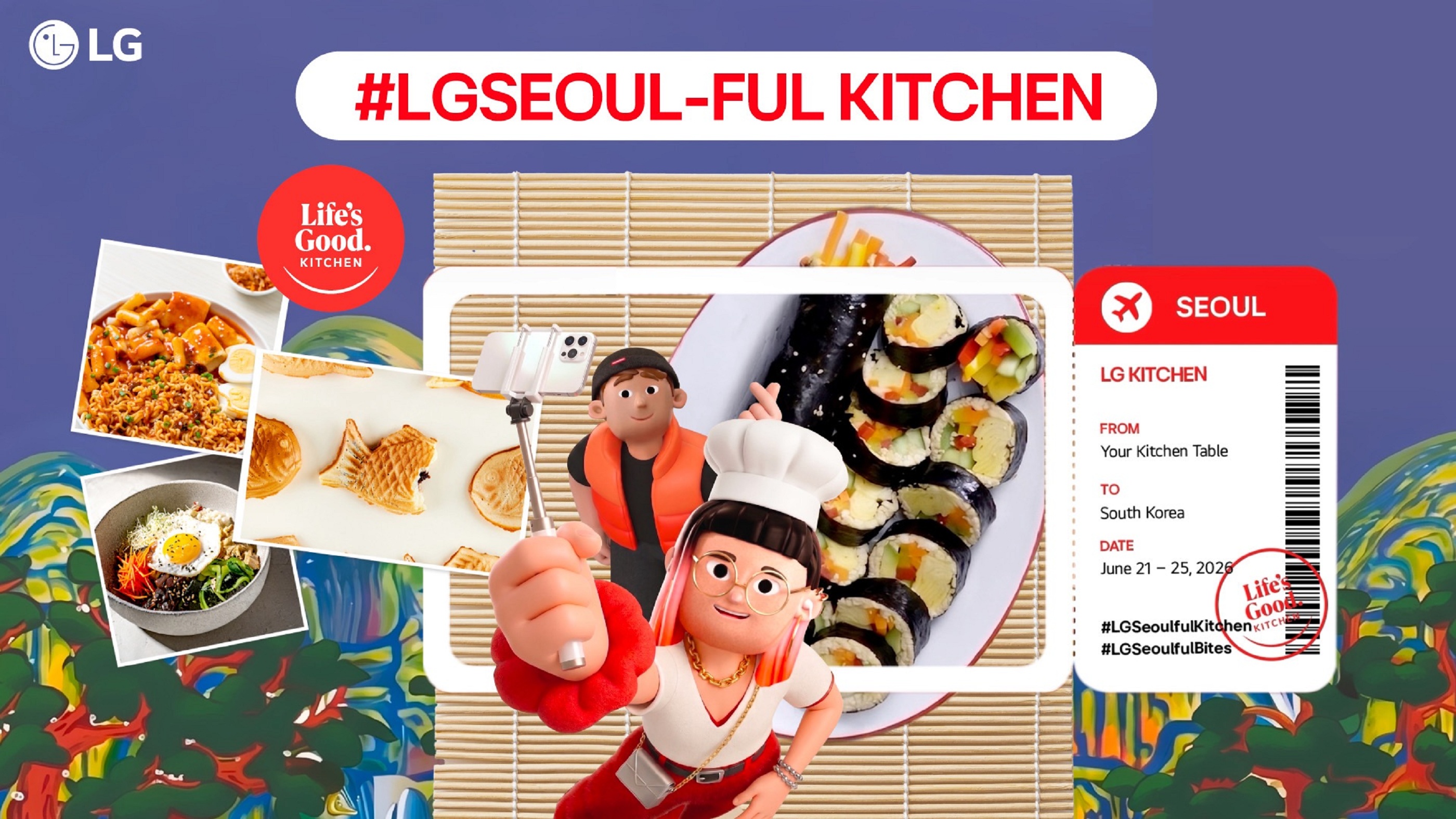 แอลจีชวนท้าประลองฝีมือ เนรมิตจานเด็ด ในแคมเปญ LG Seoul-ful Kitchen 