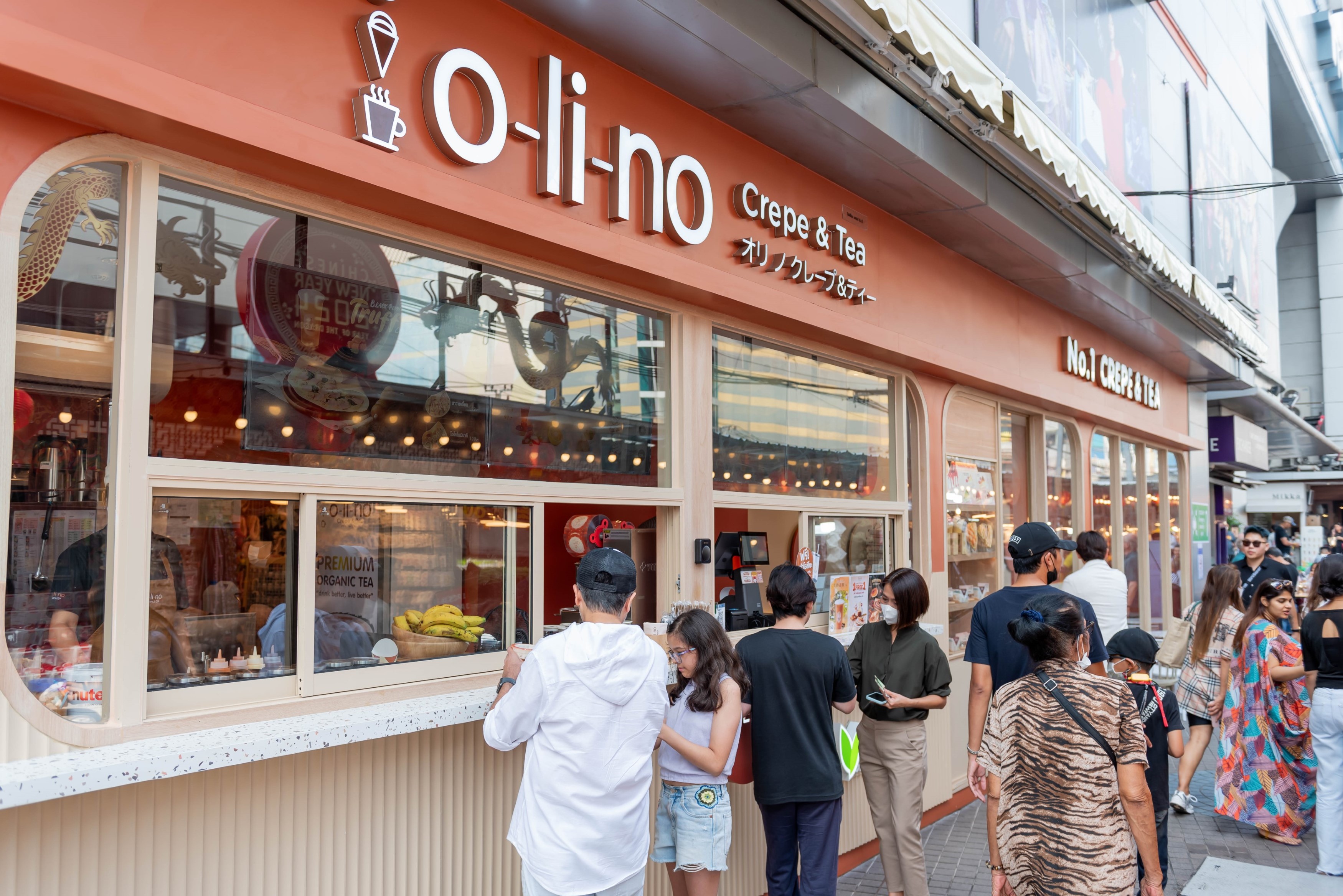 เปิดแล้ววันนี้ร้าน Olino Crepe & Tea สาขา ศูนย์การค้าแพลทินัม