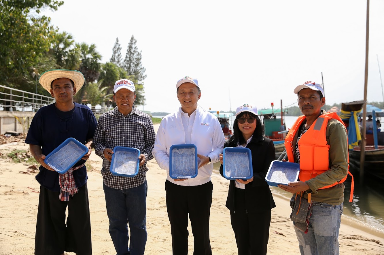 ซีพีแรม กรมประมง สานต่อความยั่งยืน ยกระดับความมั่นคงทางอาหาร (Food Security) กับโครงการ “ปูม้า ยั่งยืน คู่ทะเลไทย” พร้อมร่วมปล่อยลูกพันธุ์ปูม้ากว่า 200,000 ตัว