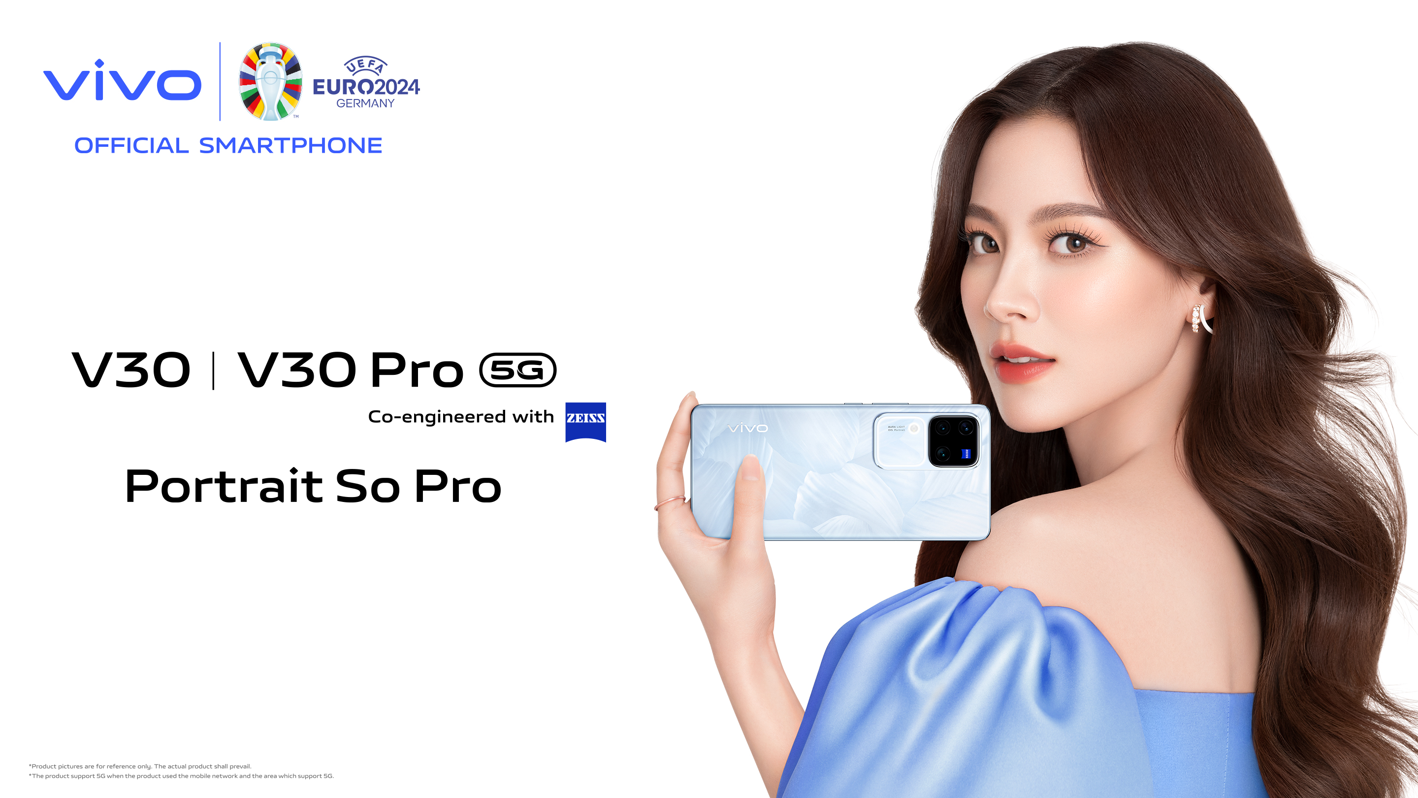  สวยระดับเทพ! vivo จ่อเปิดตัว vivo V30 5G และ V30 Pro 5G 5G  ดึง ‘ใบเฟิร์น-พิมพ์ชนก’ ท้าพิสูจน์พอร์ตเทรตเทพเกินคน จองเป็นเจ้าของก่อนใครในรอบ Early Bird ได้แล้ววันนี้ – 14 มีนาคม 2567