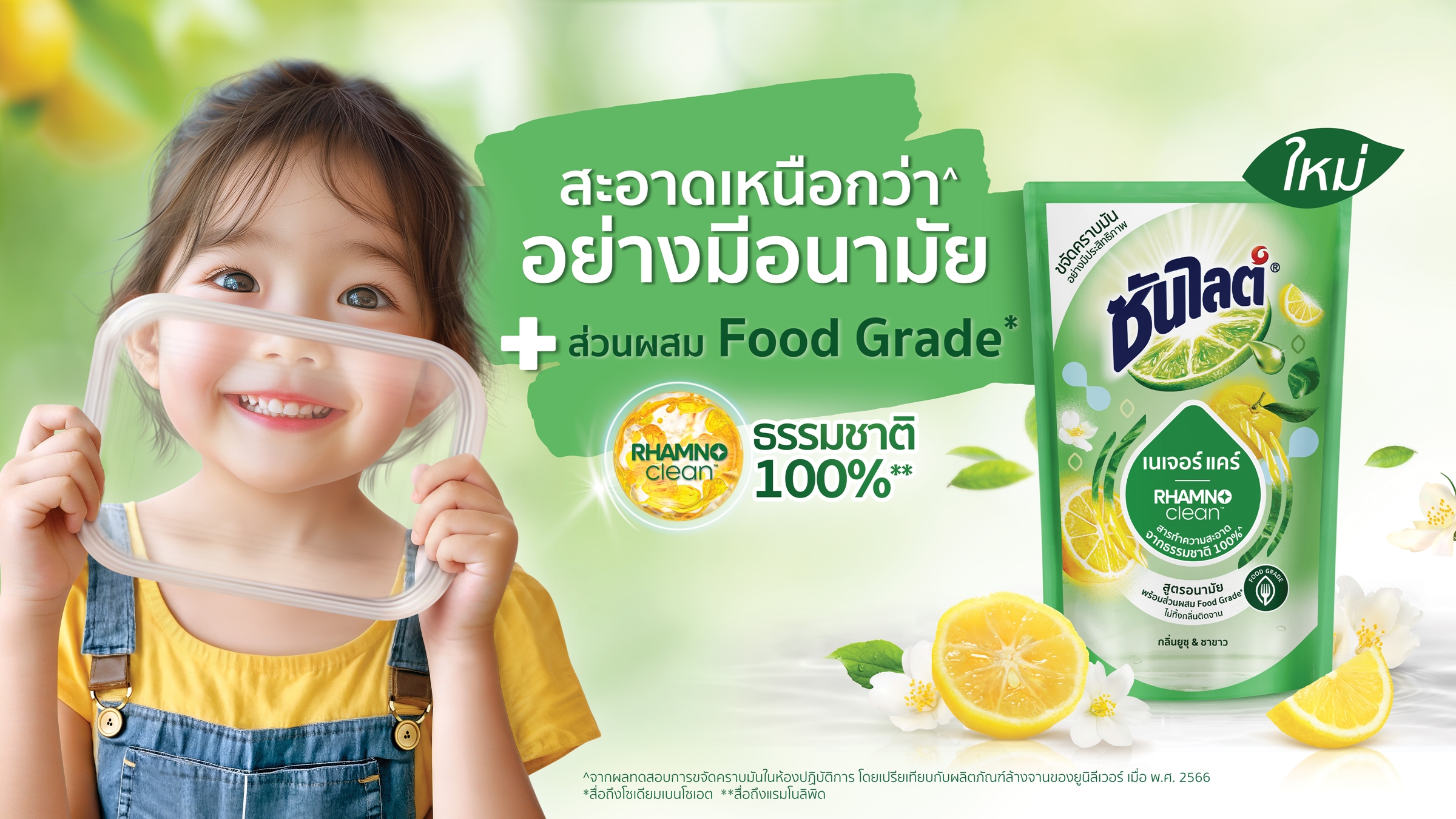 ยูนิลีเวอร์ ยกระดับ  “ซันไลต์ พลัส” ด้วยเทคโนโลยี แรมโน คลีน มอบประสิทธิภาพขจัดคราบมัน พร้อมเป็นเจ้าแรกที่ใช้พลาสติกรีไซเคิล 100% ทั้งบรรจุภัณฑ์