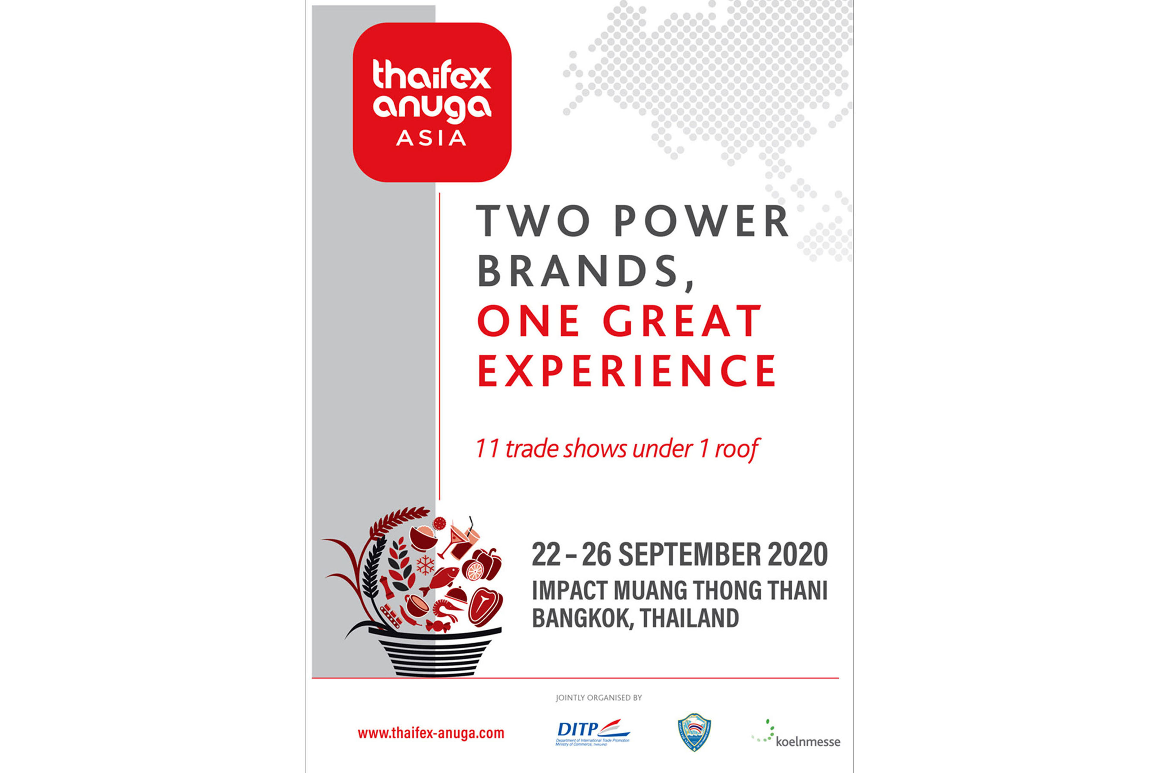 THAIFEX – ANUGA ASIA 2020 เตรียมพร้อมจัดงานกันยายน 2563