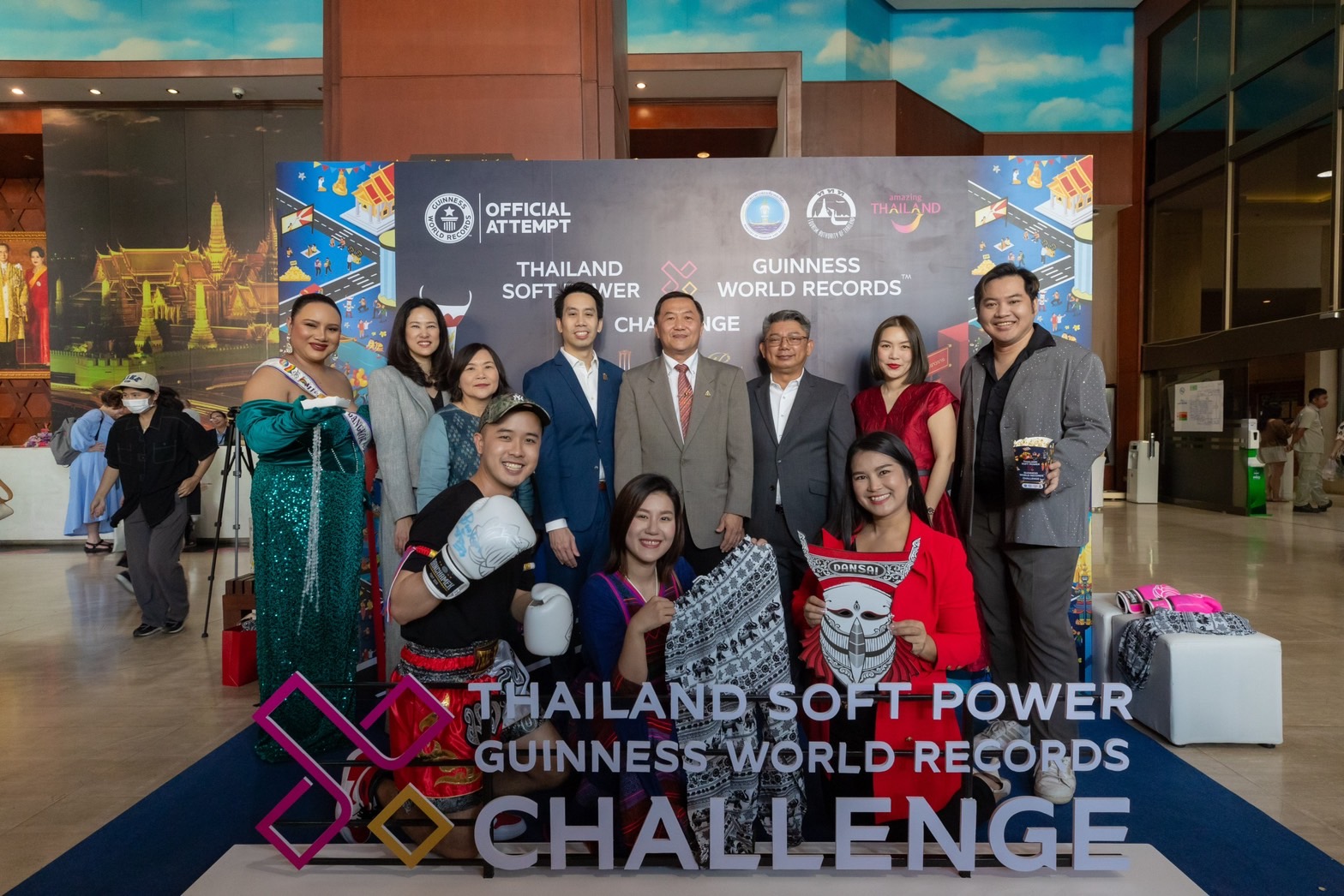 ททท. ผลักดัน Soft Power ไทย ด้วยโครงการ THAILAND SOFT POWER X GUINNESS WORLD RECORDS™ CHALLENGE ค้นหาสุดยอดผู้เข้าแข่งขัน 5 คนจาก 5 หมวดการแข่งขันที่สุดของโลก