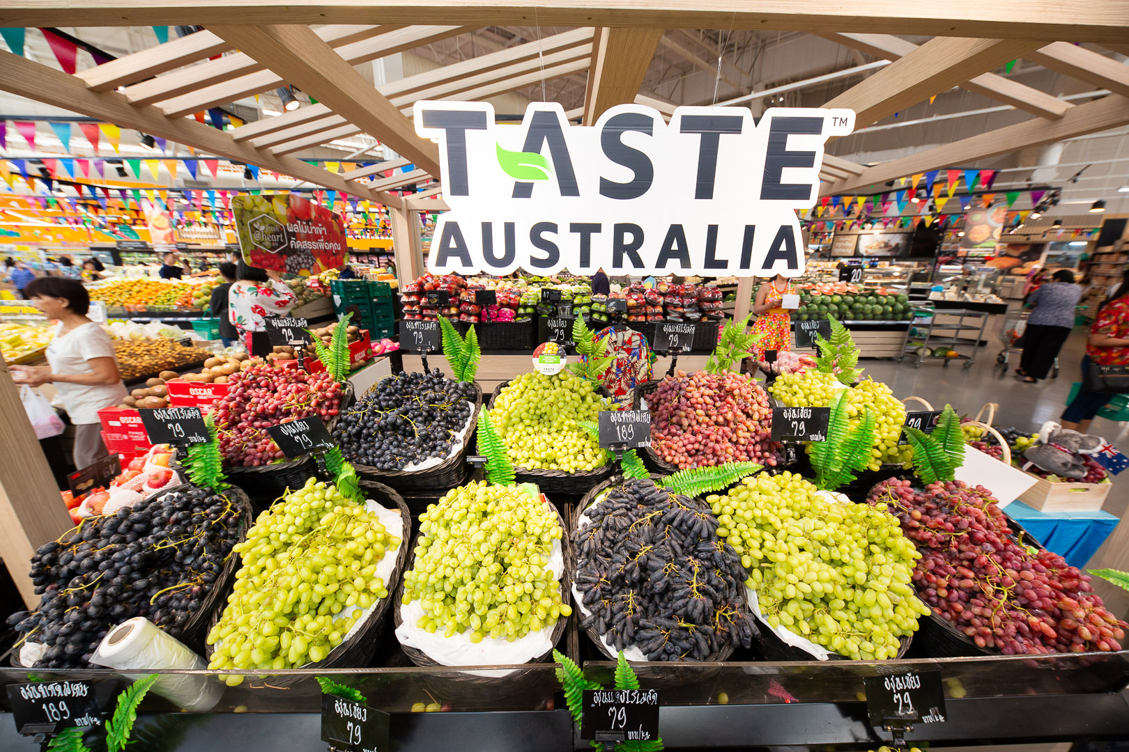 เทสโก้ โลตัส เปิดตัวเทศกาล Taste Australia ส่งตรงองุ่นไร้เมล็ดคุณภาพดีจากออสเตรเลีย เริ่มต้นกิโลกรัมละ 79 บาท