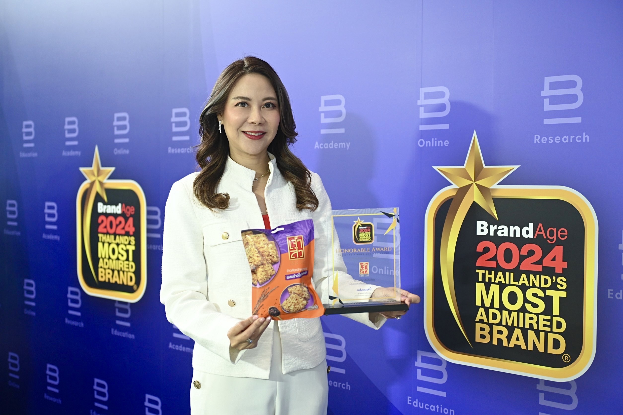 ‘เจ้าสัว’ คว้ารางวัล Thailand’s Most Admired Brand ปี 2024  ครองใจผู้บริโภคกลุ่มสแน็คไทย 2 ปีซ้อน สำนักพิมพ์แม่บ้าน
