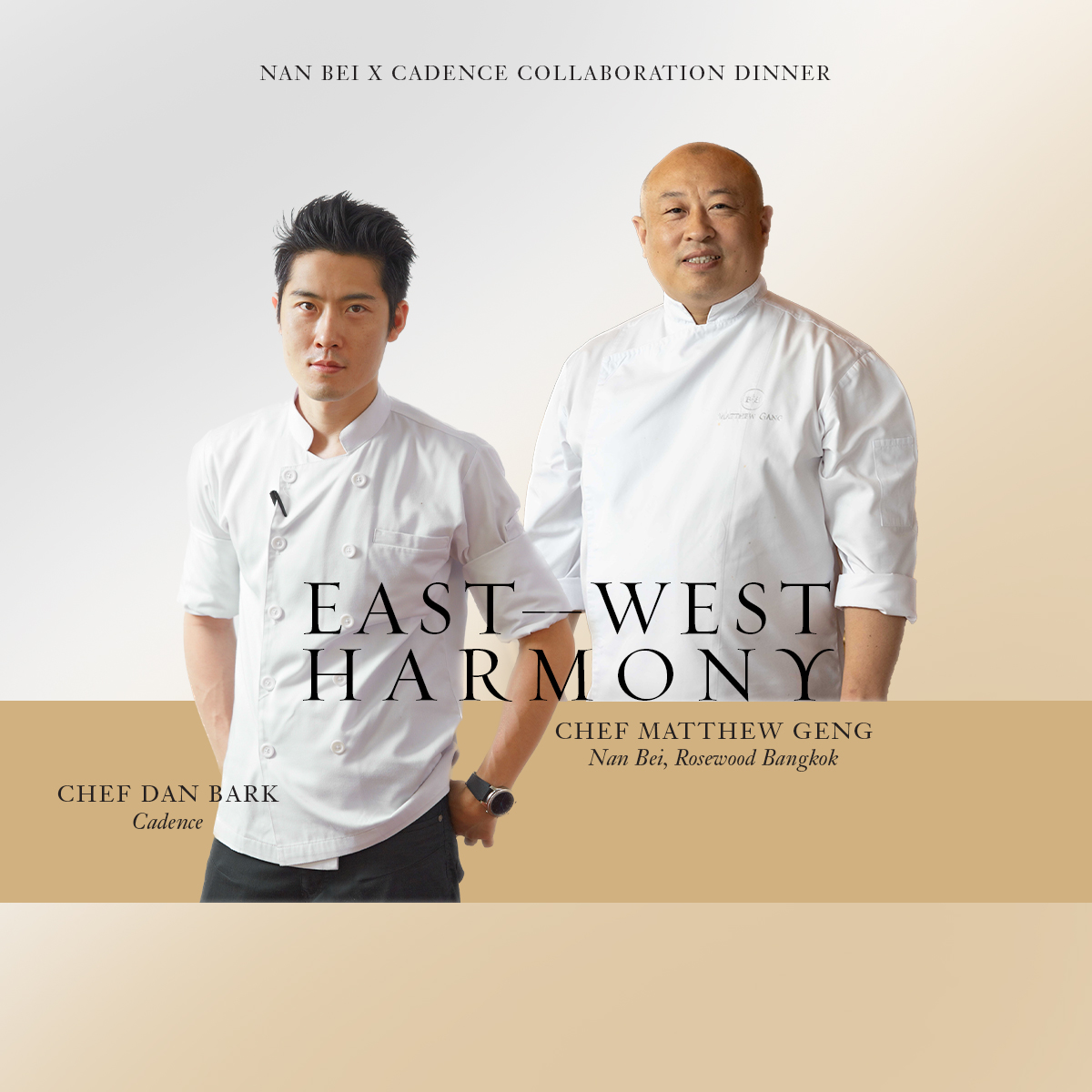 ดินเนอร์มื้อพิเศษ หนานเป่ย x Cadence ดินเนอร์ 7 คอร์ส “East-West Harmony” วันที่ 11 – 12 มีนาคม 2566 ณ ห้องอาหาร หนานเป่ย โรงแรม โรสวูด กรุงเทพฯ