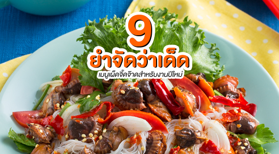 9 ยำจัดว่าเด็ด เมนูเผ็ดจี๊ดจ๊าดสำหรับงานปีใหม่ สำนักพิมพ์แม่บ้าน