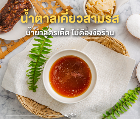 น้ำตาลเคี่ยวสามรส น้ำยำสูตรเด็ด ไม่ต้องง้อร้าน สำนักพิมพ์แม่บ้าน