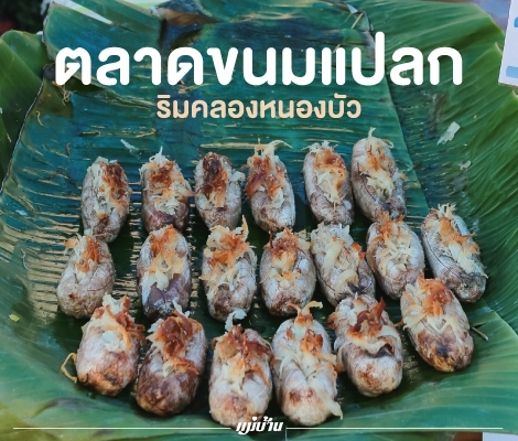 ตลาดขนมแปลก ริมคลองหนองบัว จันทบุรี สำนักพิมพ์แม่บ้าน