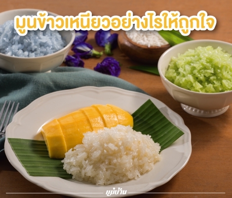 มูนข้าวเหนียวอย่างไรให้ถูกใจ สำนักพิมพ์แม่บ้าน