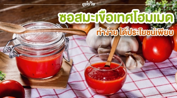 ซอสมะเขือเทศโฮมเมด ทำง่าย ได้ประโยชน์เพียบ สำนักพิมพ์แม่บ้าน