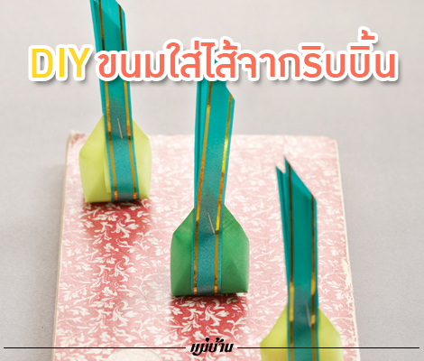 DIY ขนมใส่ไส้จากริบบิ้น สำนักพิมพ์แม่บ้าน