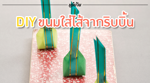 DIY ขนมใส่ไส้จากริบบิ้น สำนักพิมพ์แม่บ้าน