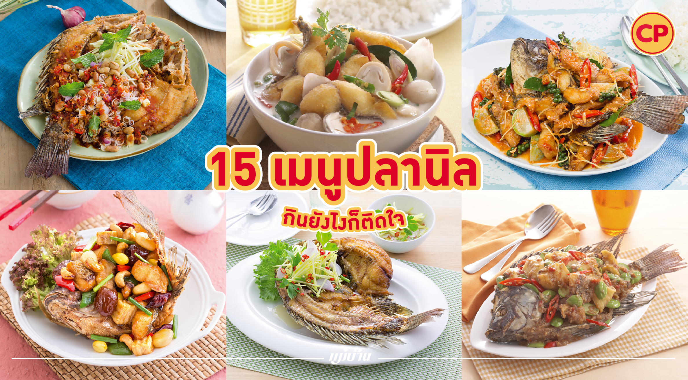 15 เมนูปลานิล กินยังไงก็ติดใจ สำนักพิมพ์แม่บ้าน