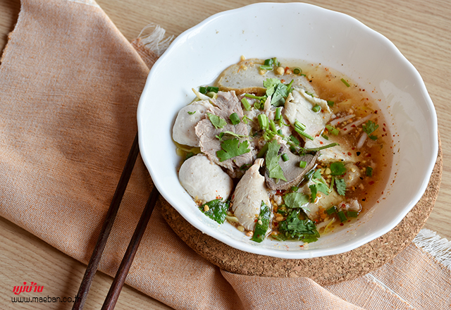 บะหมี่หมูต้มยำ บะหมี่หมูต้มยำ