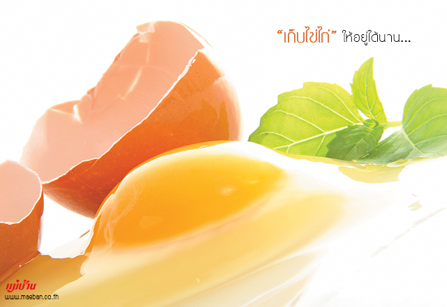 เก็บไข่ไก่ ให้อยู่ได้นาน